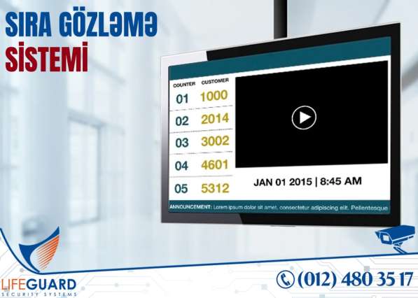 ❖ Elektron sıra gözləmə sistemi ☎ 