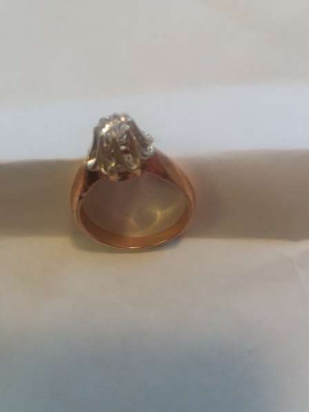 Золотое кольцо с бриллиантом в Севастополе фото 4