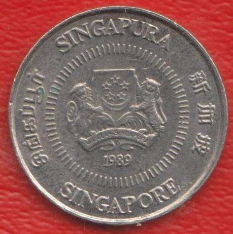 Сингапур 10 цент 1989 г. в Орле