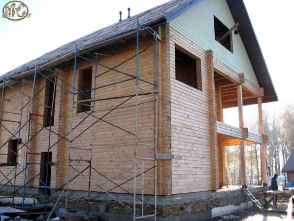 Строительство Брус бревно кирпич блоки каркасные дома в Красноярске фото 11