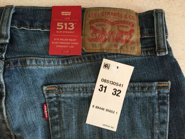 Новые джинсы Levis 513 в Москве фото 4