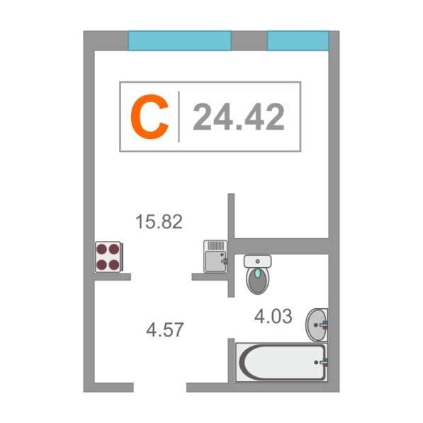 Отличная квартира по лучшей цене!!! в Тюмени фото 5