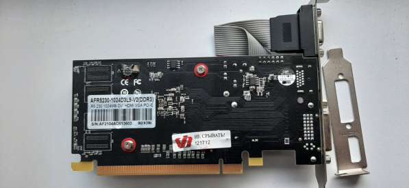 Видеокарта AFOX Radeon R5 230 1GB в Мытищи