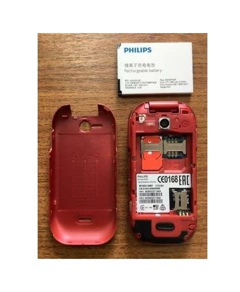 Мобильный телефон Philips E320 Red, поддержка 2sim-карт в Москве фото 3