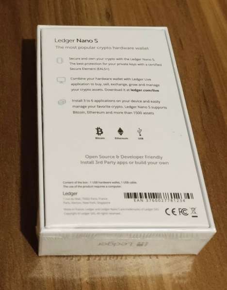 LEDGER NANO S КРИПТОКОШЕЛЕК в Москве фото 3