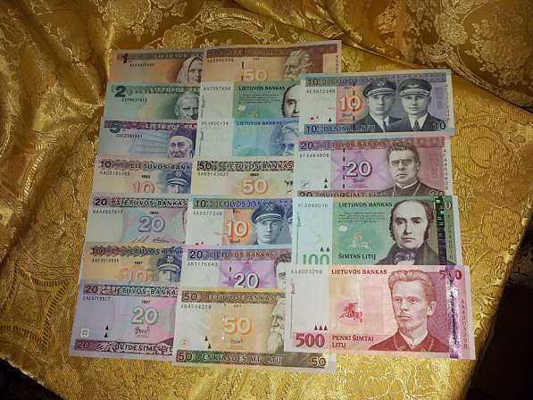 Литва 1991г 1000, 500лит и 1994г 100лит SAA. UNC. РЕДКИЕ в Санкт-Петербурге фото 9
