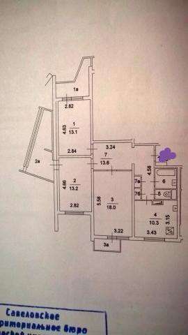 Продам трехкомнатную квартиру в Москве. Жилая площадь 73,30 кв.м. Этаж 10. Есть балкон. в Москве