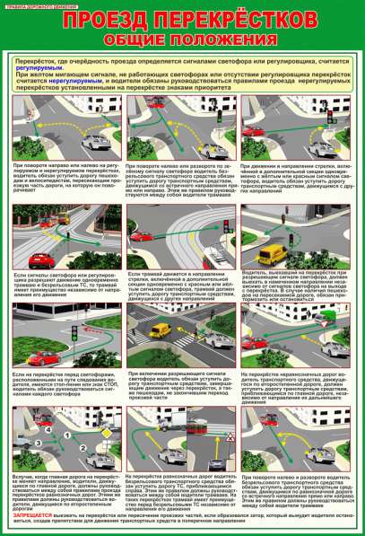 Правила дорожного движения. Плакаты для колледжа и автошколы в фото 5