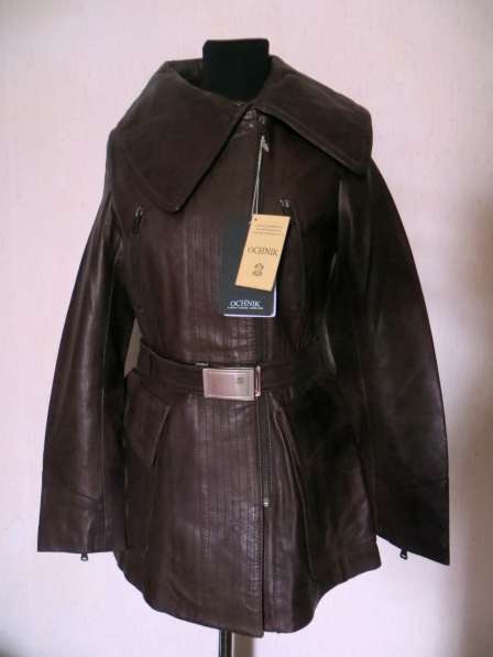 Кожаная куртка бренд ochnik katrina, новая. 44-46 (М) в Омске фото 6