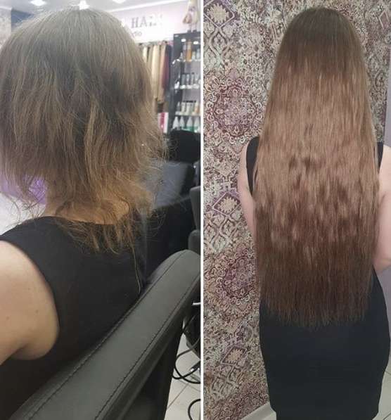 Наращивание волос в Москве фото 4