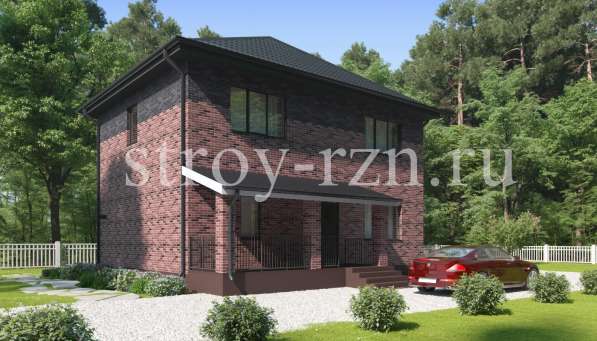 Готовые проекты коттеджей в Рязани фото 16