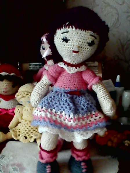 Кукла вязаная игрушка в фото 16