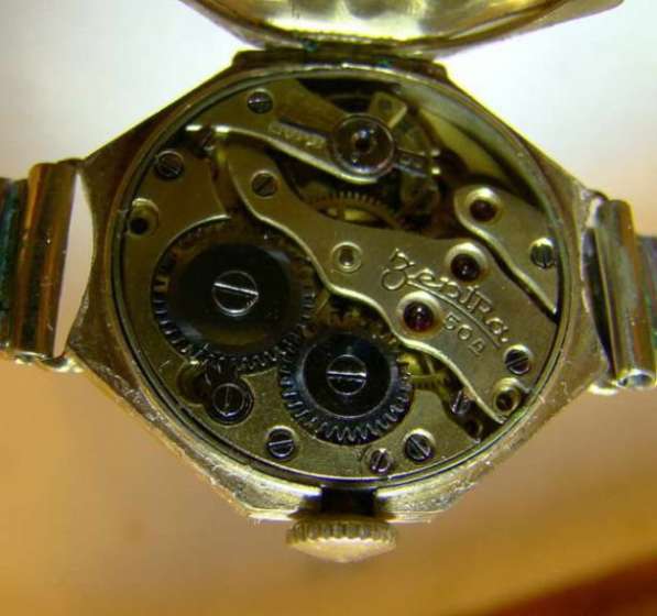 Часы золотые старинные женские ZENTRA (J333) в Москве
