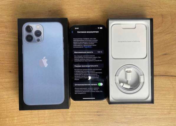 IPhone 13 Pro Max 256 GB Sierra Blue Neverlock Оригинал купл в Москве фото 4