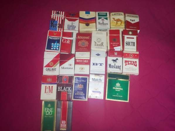 Пустые пачки от сигарет советского периода в фото 5