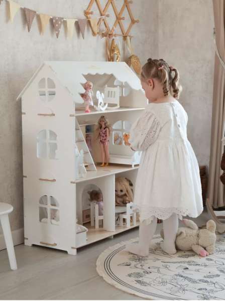 Кукольный большой деревянный домик для Барби Блейз в Москве фото 5