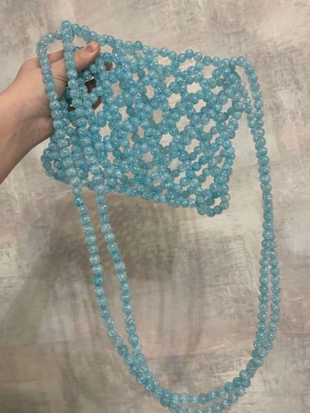 Сумка из бусин (авоська)