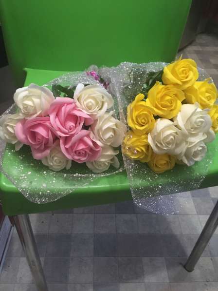 Букеты из мыльных роз в Москве