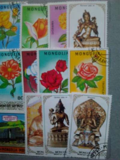 Почтовые коллекционные марки Монголии