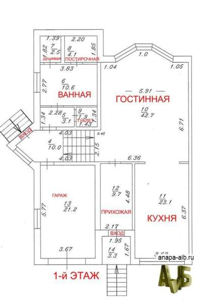 Дом в Анапе, с. Цибанобалка в Анапе