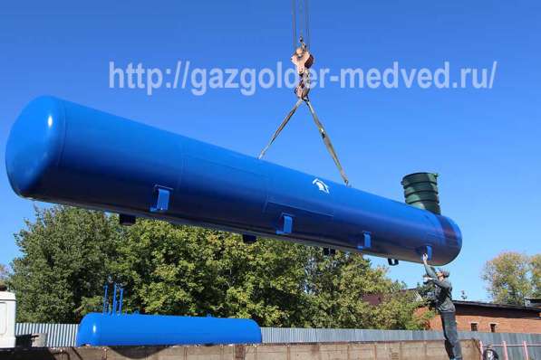 Газгольдер Медведь для хранения СУГ в Москве фото 3
