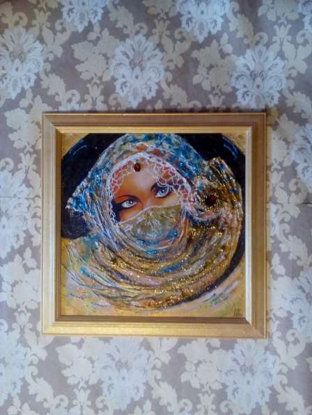 Интерьерная картина Богиня востока (живопись акрил) в Москве фото 6