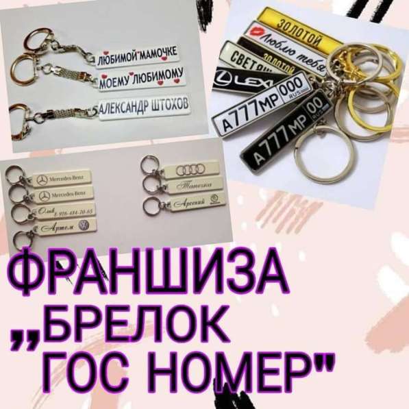 Брелок Гос номером