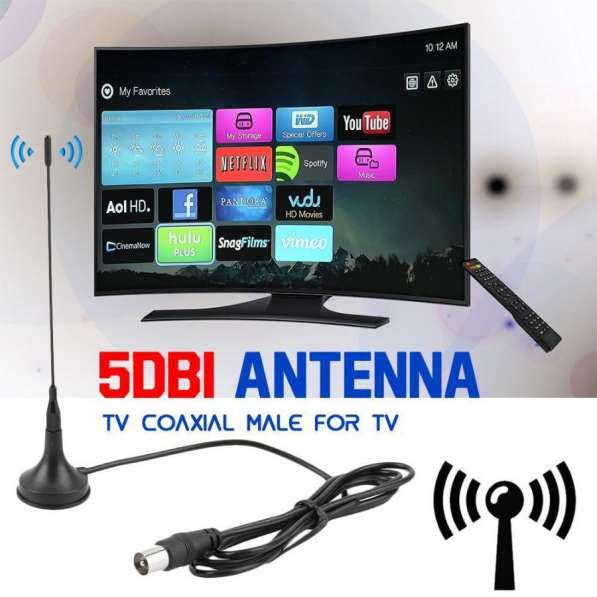Антенна Т2 высокое качество 1080P телевизионная антенна dvb- в 