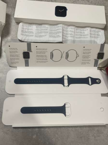 Смарт часы Apple 44 mm синий цвет в Москве фото 6
