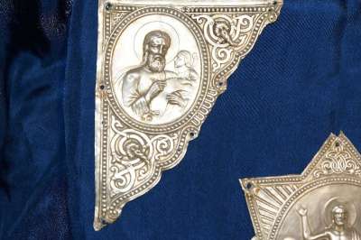 Серебряные накладки для Евангелия. 19 в. мастер Виктор Аарне, Фабе в Санкт-Петербурге фото 6