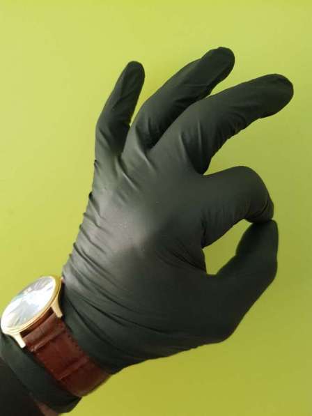 Перчатки нитриловые защитные размер "М" в Армавире фото 3