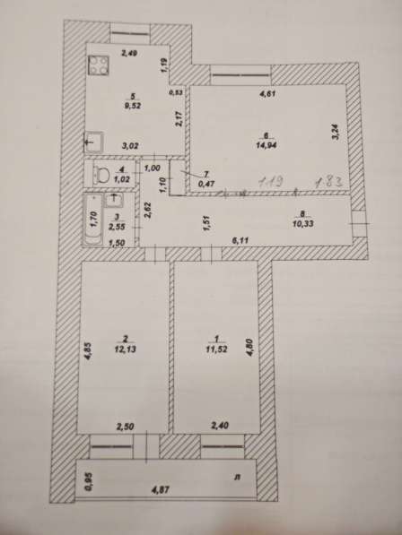 Продажа 3 комнатной в соц городе в Димитровграде фото 3