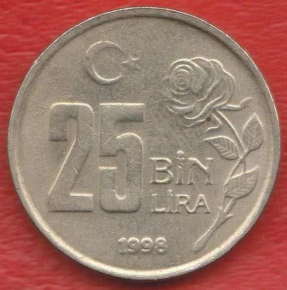 Турция 25000 лир 1998 г