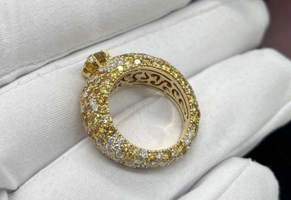 Золотое кольцо с бриллиантами в Махачкале фото 6