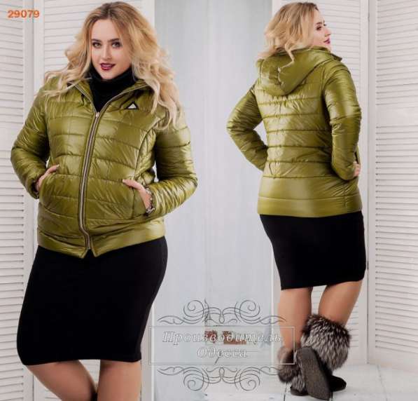 Куртка женская большого размера в фото 6