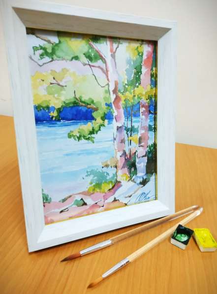 Картины акварель в фото 11