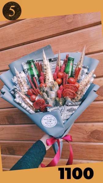 Мужские букеты/вкусные букеты в Челябинске фото 20