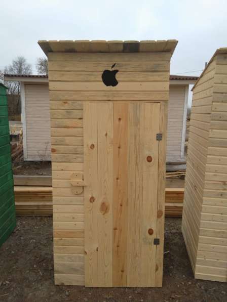 Туалет дачный деревянный в Волгограде фото 3