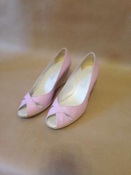 Розовые туфли " Gabriele" Италия, б.у, натуральная кожа в Москве фото 4