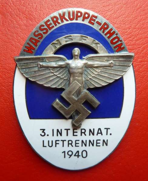 Германия 3 рейх знак 3 международные авиагонки NSFK 1940 г в Орле фото 7