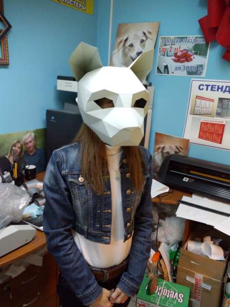 Фигуры, маски из бумаги 3D модель в Кемерове фото 14