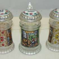 Кружки пивные сувенирные маленькие 3 шт. (Q614), в Москве