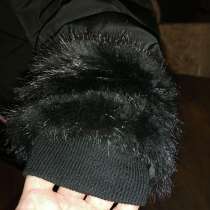 Пальто пуховик зима подклад кролик, капюшон меховой, в Апрелевке