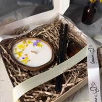 Свеча в кокосе набор с диффузором, в Санкт-Петербурге