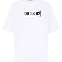 Футболка из хлопкового трикотажа с логотипом DG, в г.Itala