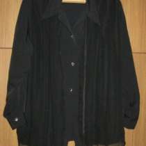 Блузка рубашка женская чёрная 50-52 размер, в Сыктывкаре