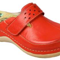 Обувь женская сабо Леон-902,красные, белые, в Москве