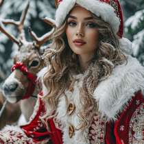 Новогодняя нейрофотосессия без студии | 24–48 ч, в Москве