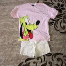 Комплект шорты и футболка для девочки. Zara, в Москве