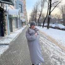 Пуховик женский утеплённый длинный, в Санкт-Петербурге